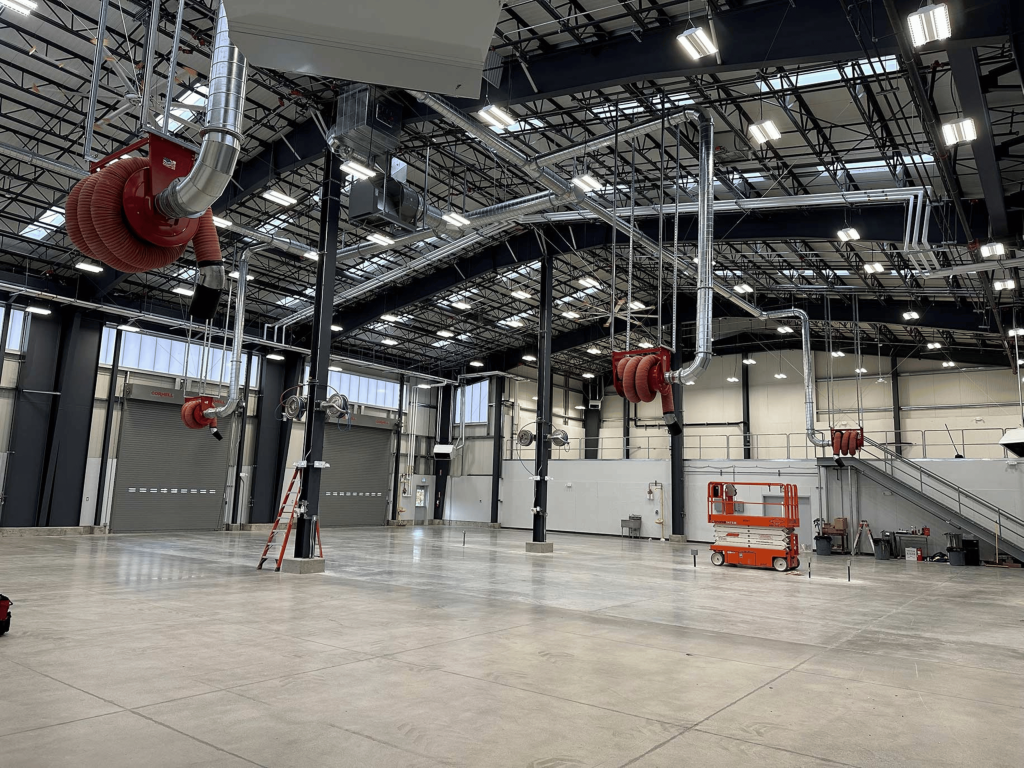 pre engineered metal building construction done by Sea Con LLC