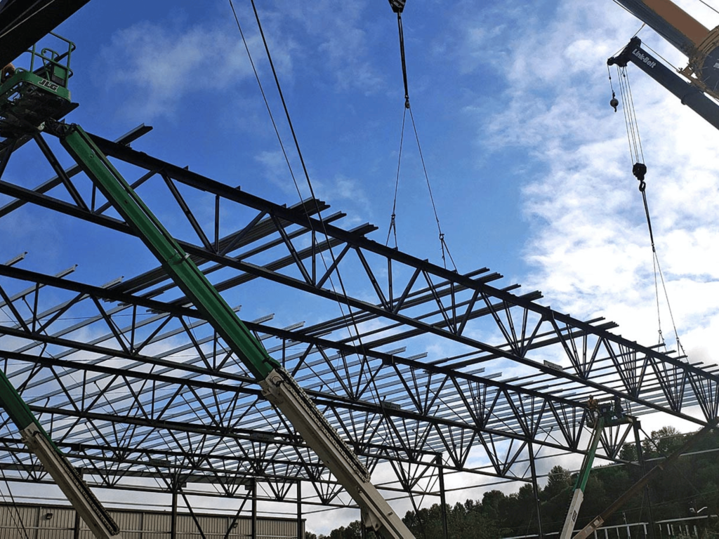 pre engineered metal building construction done by Sea Con LLC