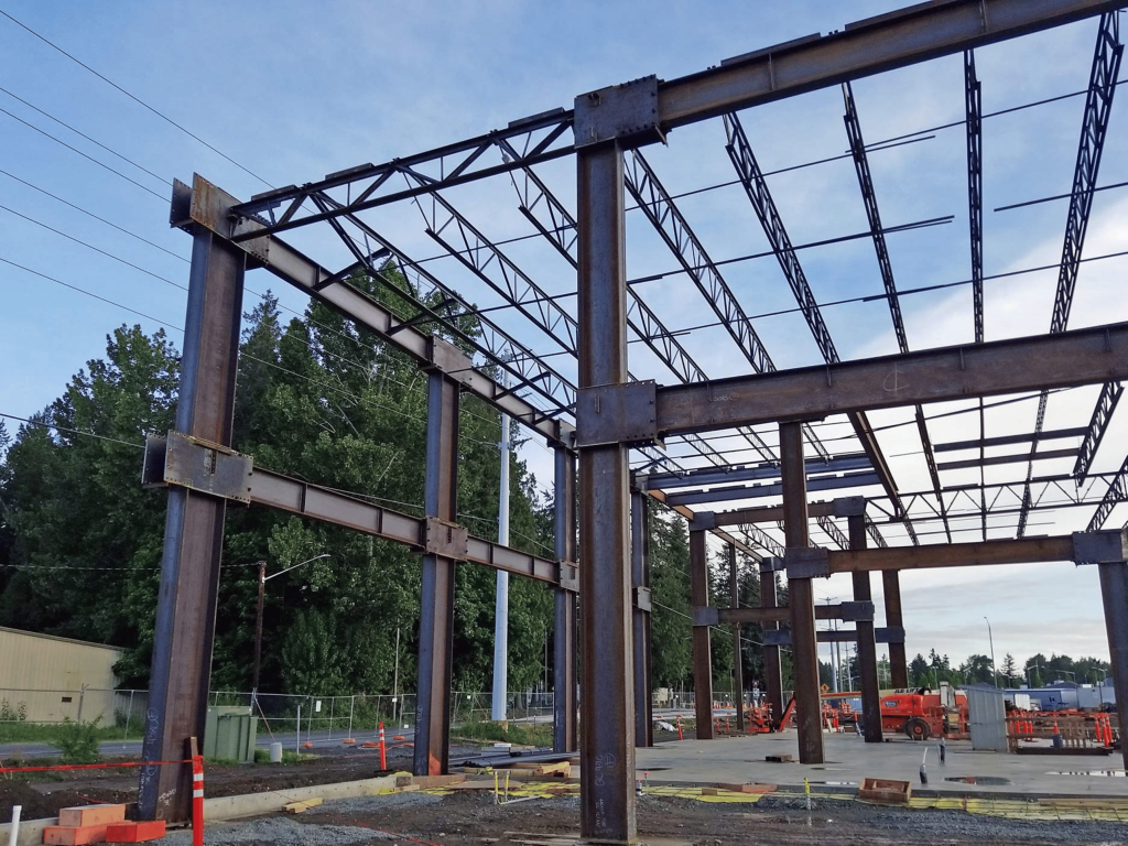 pre engineered metal building construction done by Sea Con LLC